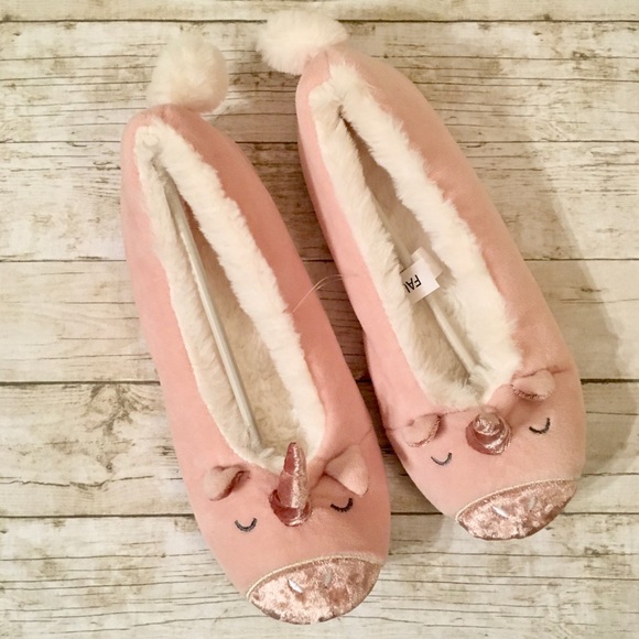 🦄 Unicorn Ballet Slippers S/M 🦄 - Picture 2 of 7